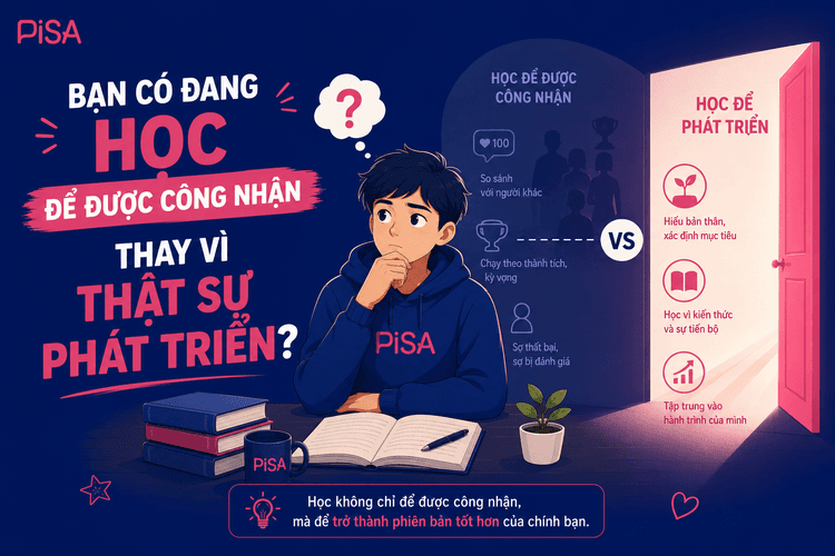 BẠN CÓ ĐANG HỌC ĐỂ ĐƯỢC CÔNG NHẬN THAY VÌ THẬT SỰ PHÁT TRIỂN BẢN THÂN?